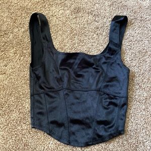Corset black top